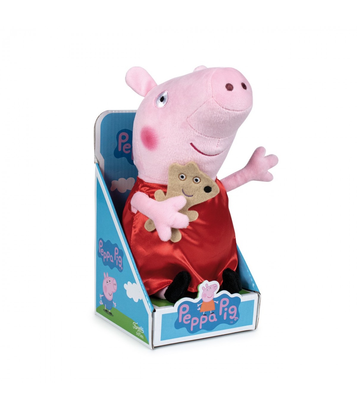 Peluche Peppa Y Georges Con Mu Eco Cm Peppa Pig Famosa