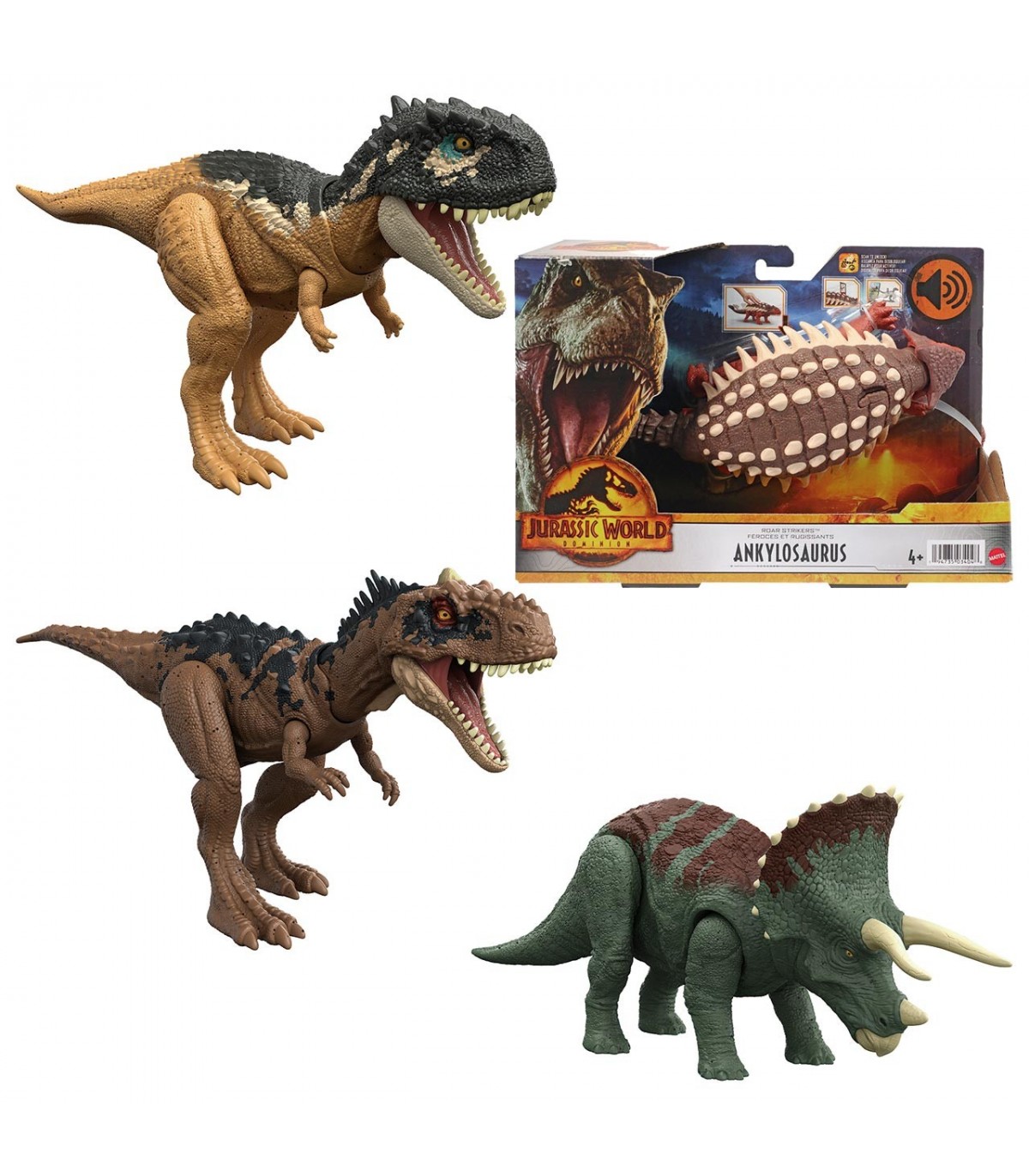 Dinosaurio Ruge Y Golpea Surtido Hdx Jurassic World Mattel