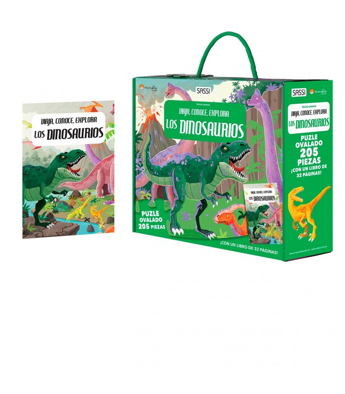 Puzzle 205 Piezas Dinosaurios 69717 MANOLITO BOOKS Juguetes Abracadabra