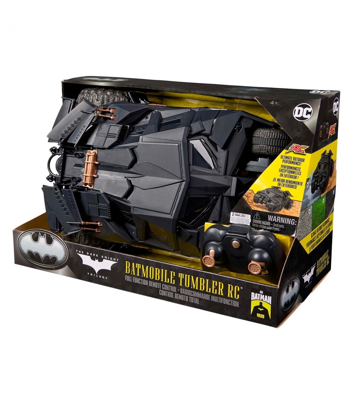 Vehiculo Radio control Batmobile Tumbler 85 Aniversario 6070196 BATMAN SPIN MASTER Juguetes Abracadabra