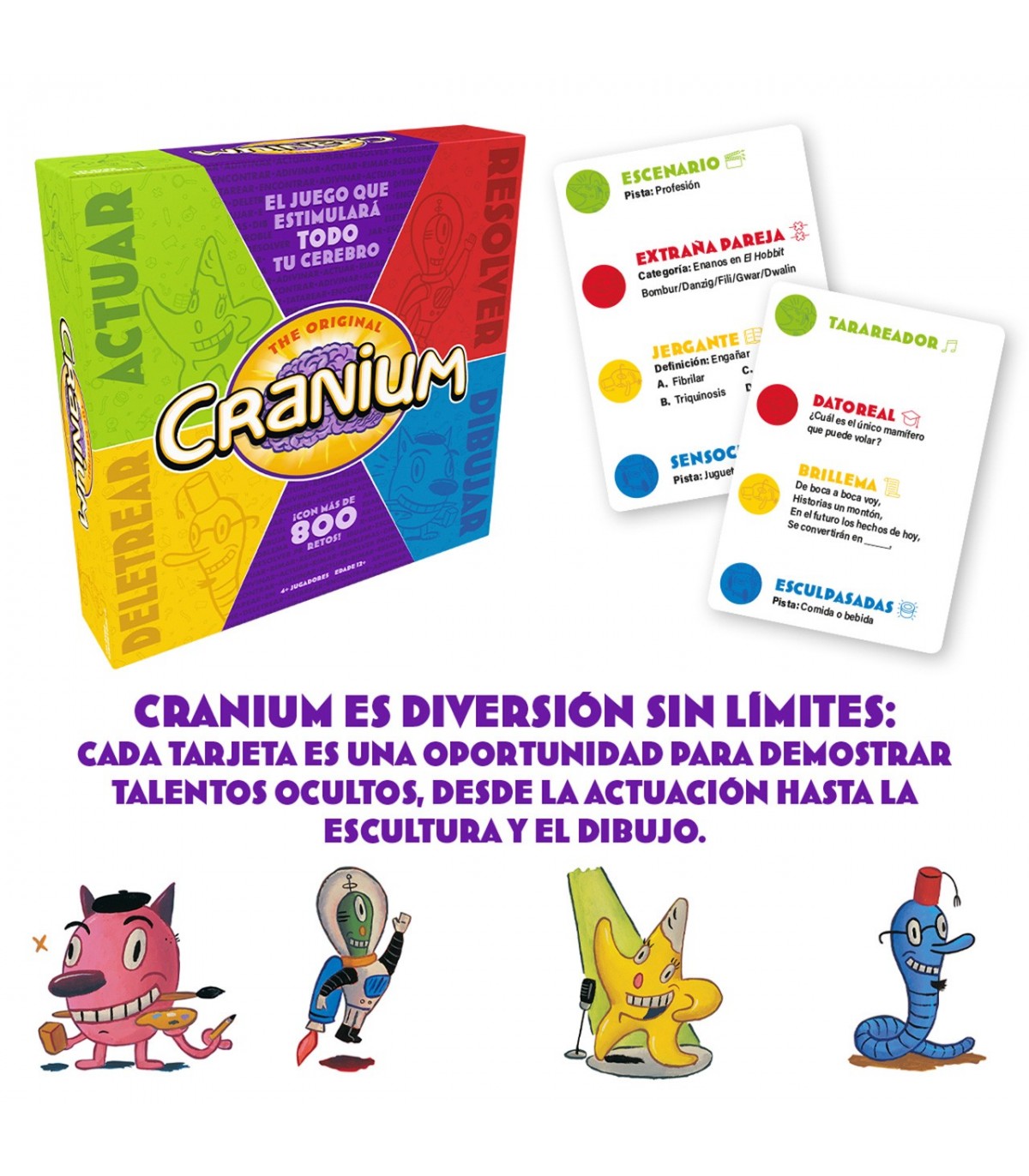 Juego Cranium Classic 932691 GOLIATH Juguetes Abracadabra