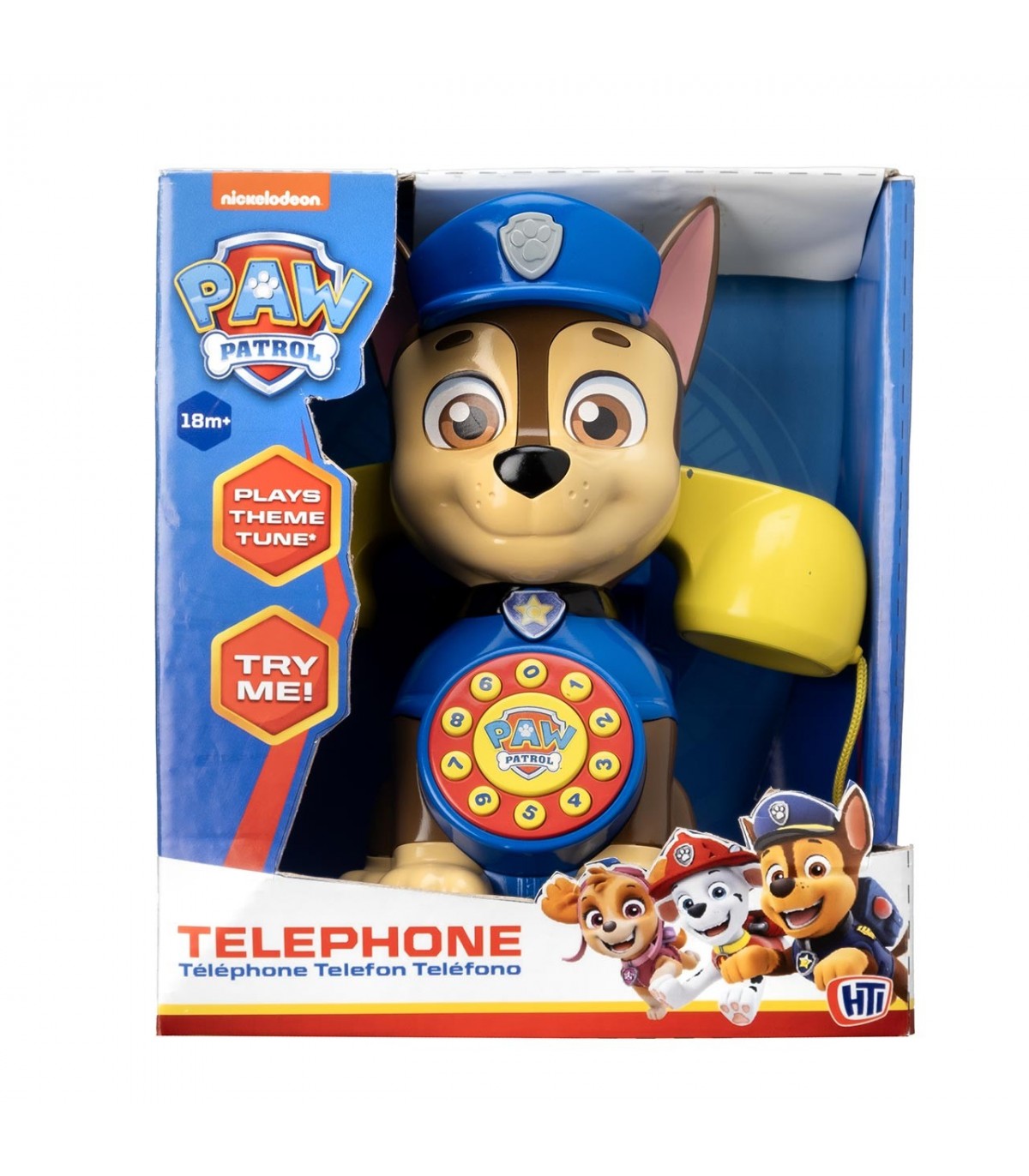 patrulla canina telefono chase 931PAT15006 PAW PATROL DEQUBE Juguetes Abracadabra