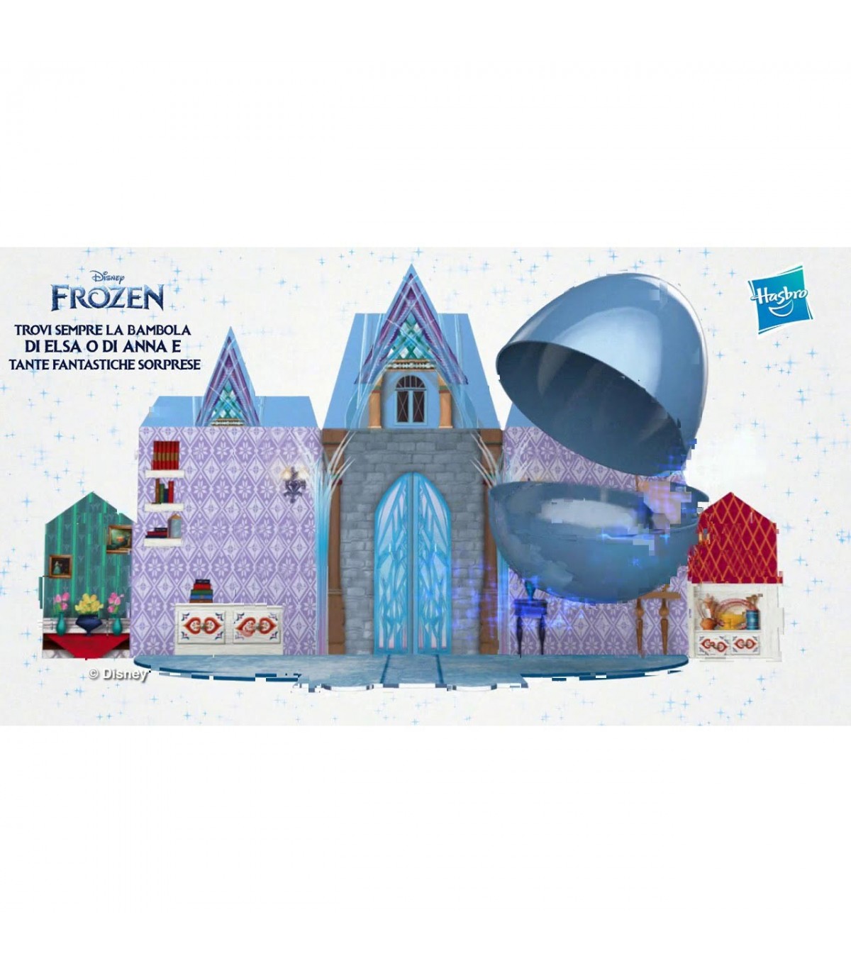 Huevo sorpresa Frozen surtido en Italiano D0218ITA | PRINCESAS DISNEY  HASBRO | Juguetes Abracadabra