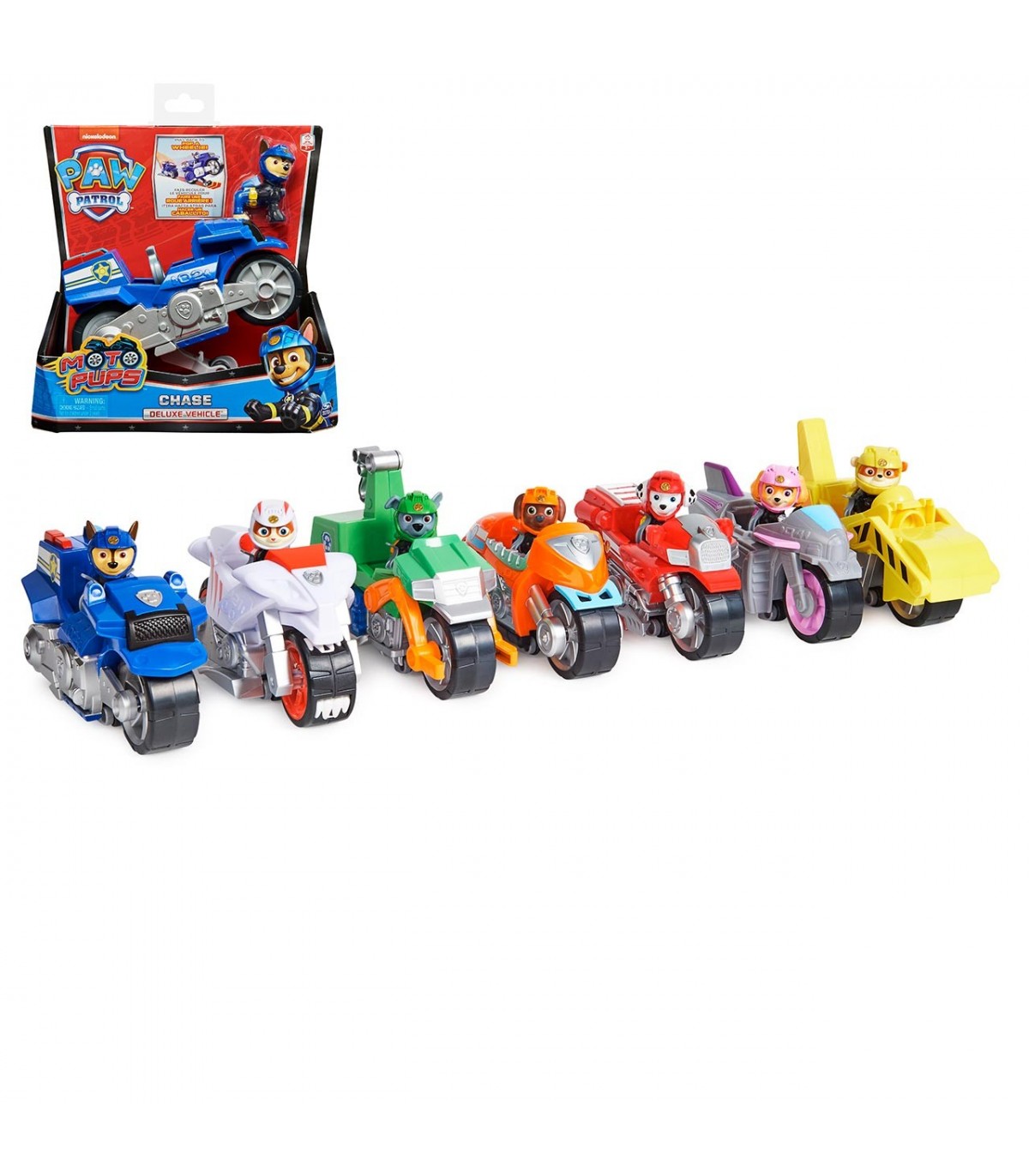 Patrulla Canina Moto Pups Motorcycle Surtido 6059253 PAW PATROL SPIN MASTER Juguetes Abracadabra