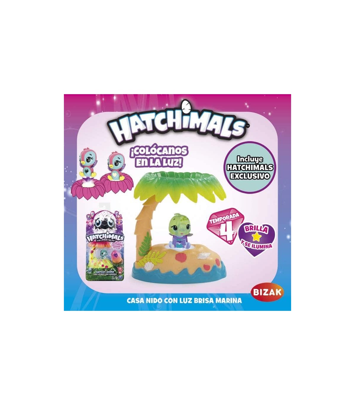 Casa nido Brisa marina 61929132 HATCHIMALS Juguetes Abracadabr