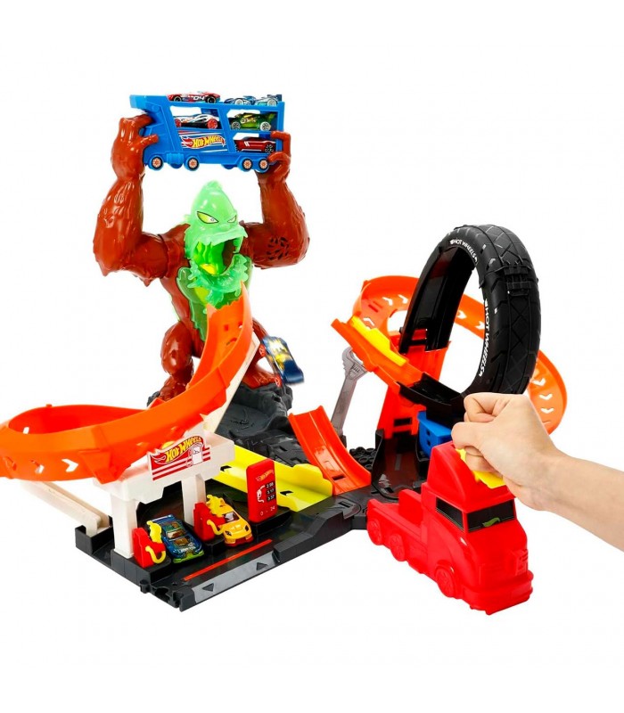 Hot Wheels City Ataque De Gorila T Xico Hby Hot Wheels Juguetes